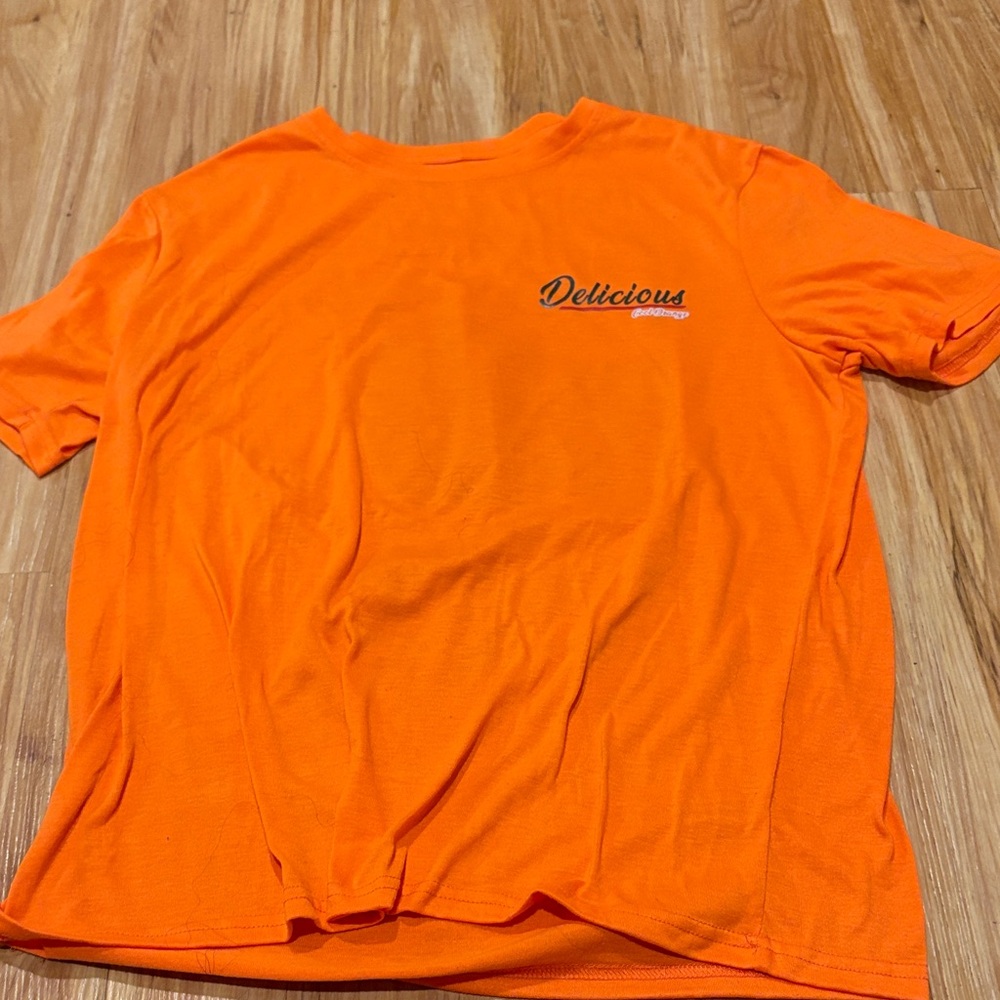 Delicious Vibrant Orange Short Sleeve Tee
